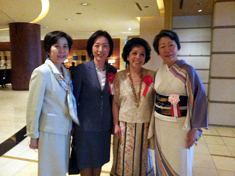 (From Left to Right) ALFS Executive Director Hanayo Kato, Madame Sosan Hong, Madame Maria Teresa Lopez, and ALFS President Haruko Komura.