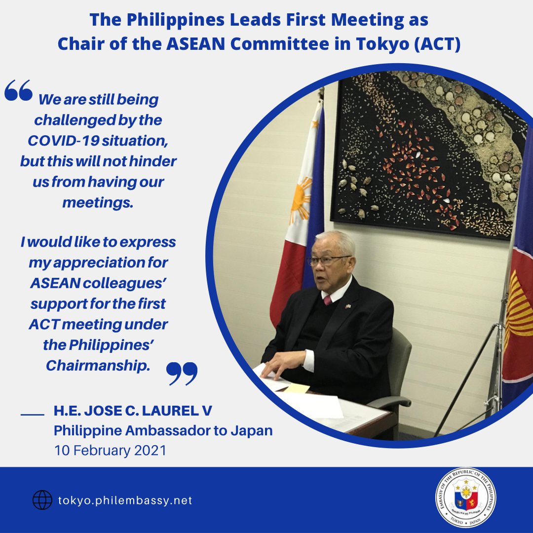 The Philippines Leads First Meeting as Chair of ACT Philippine