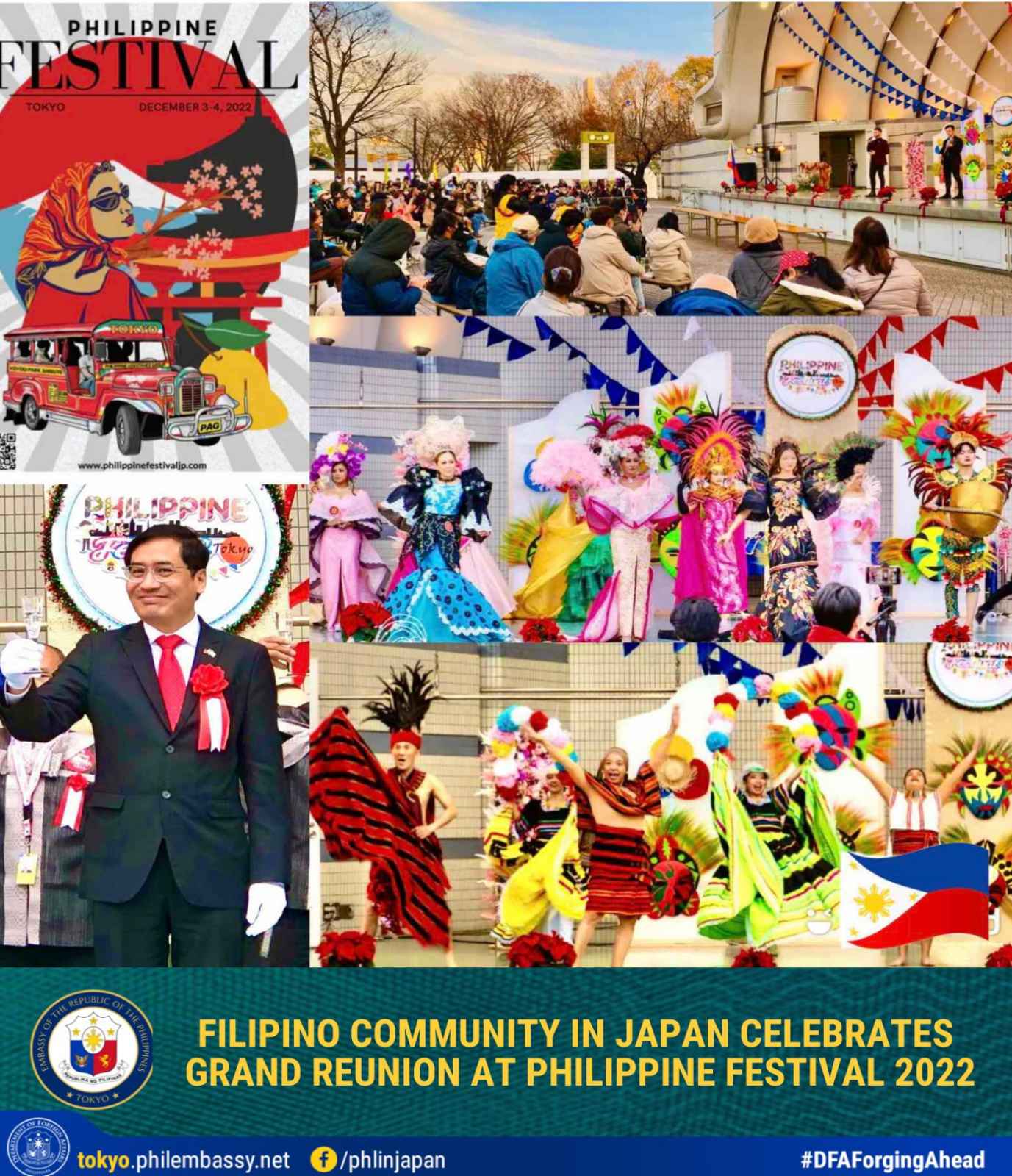 Filipino Community in Japan Celebrates Grand Reunion at the Philippine