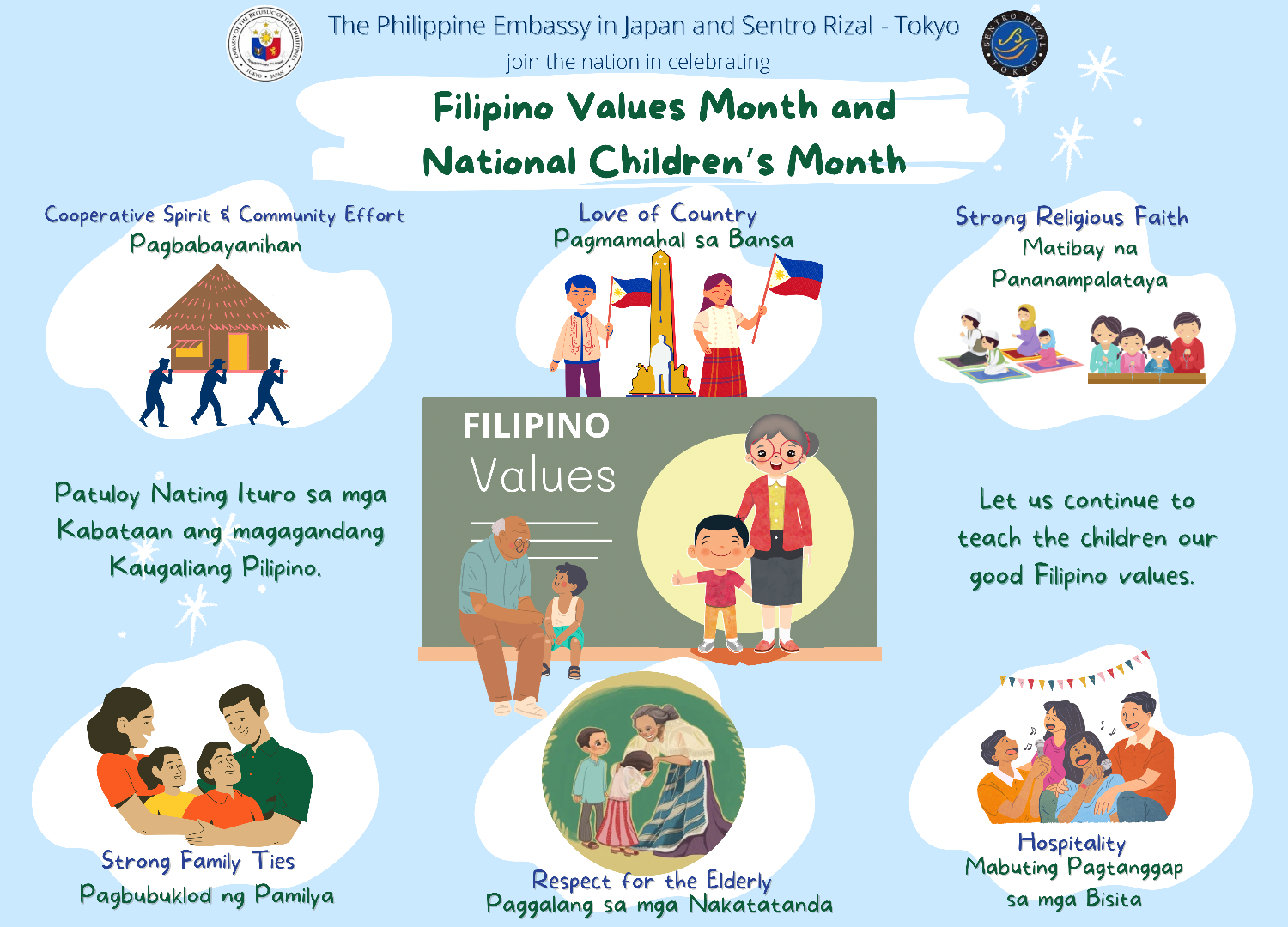 Filipino Values Month and National Children’s Month Philippine