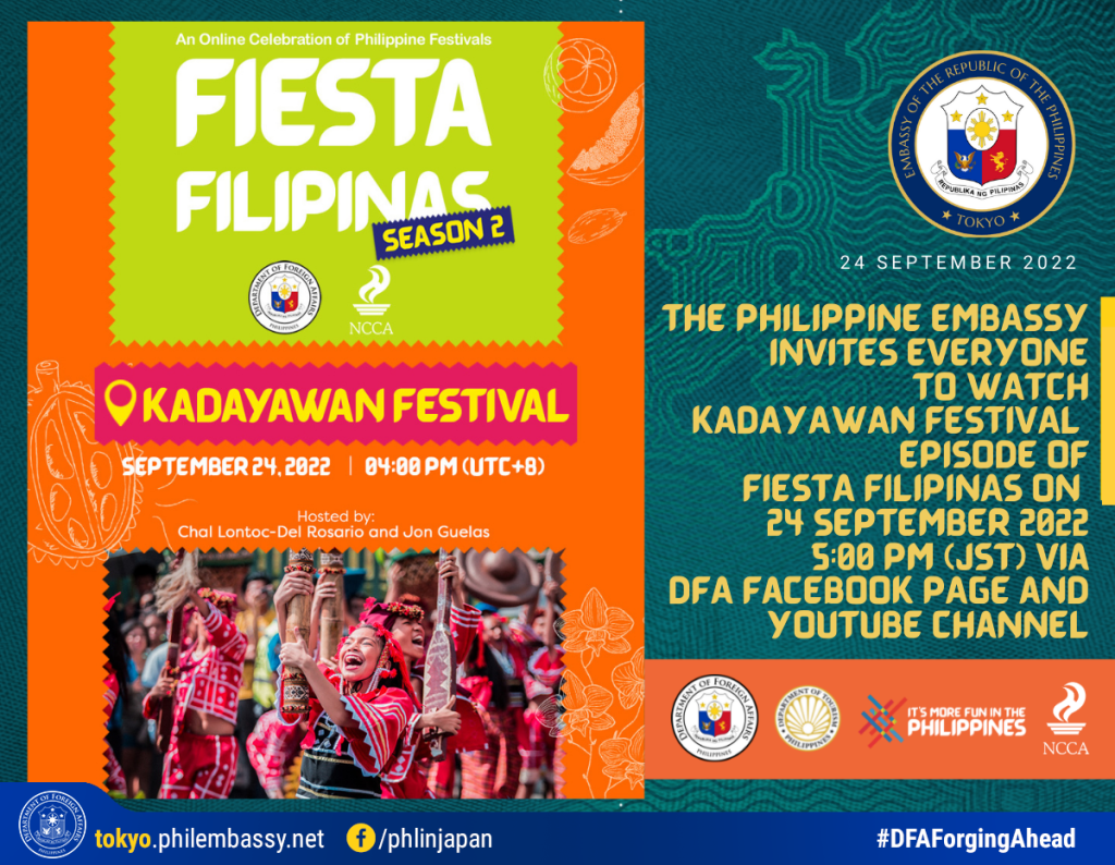 Fiesta Filipinas: “Kadayawan Festival” | Philippine Embassy – Tokyo, Japan