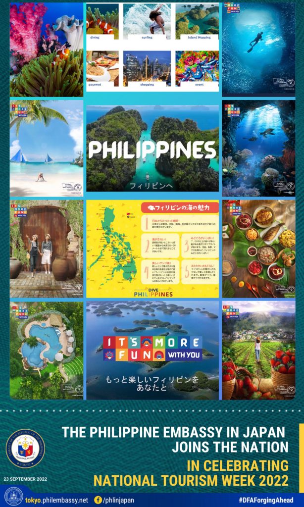 National Tourism Week 2022 | Philippine Embassy – Tokyo, Japan