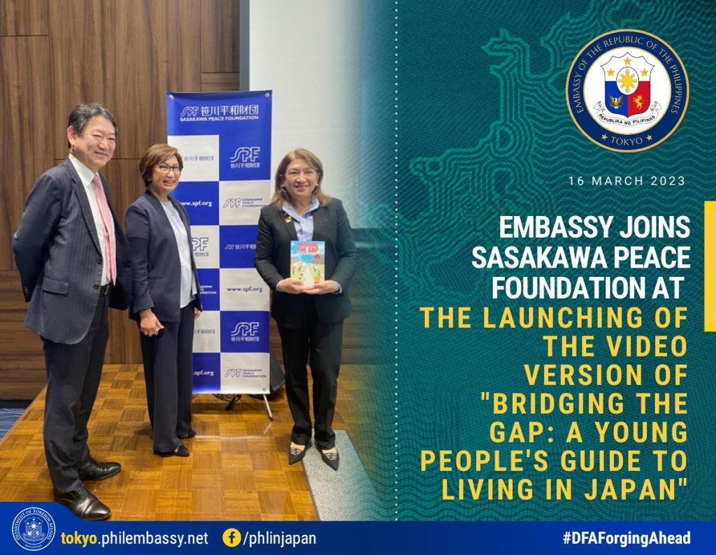 Embassy Joins Sasakawa Peace Foundation At The Launching Of The Video ...