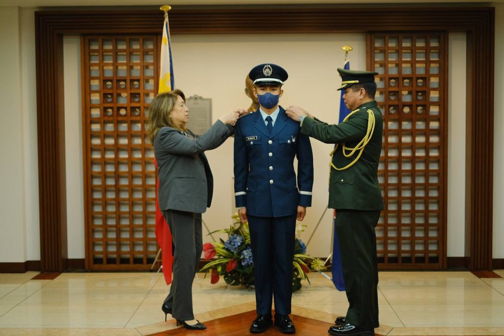 Ambassador Garcia-Albano Leads the Donning of Ranks and Administers the ...